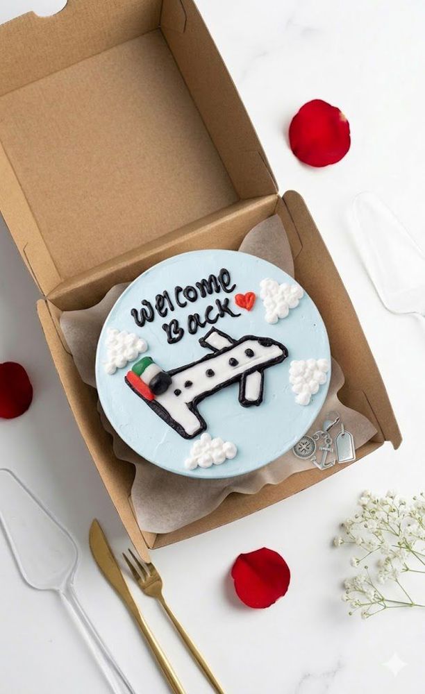 welcome back cake